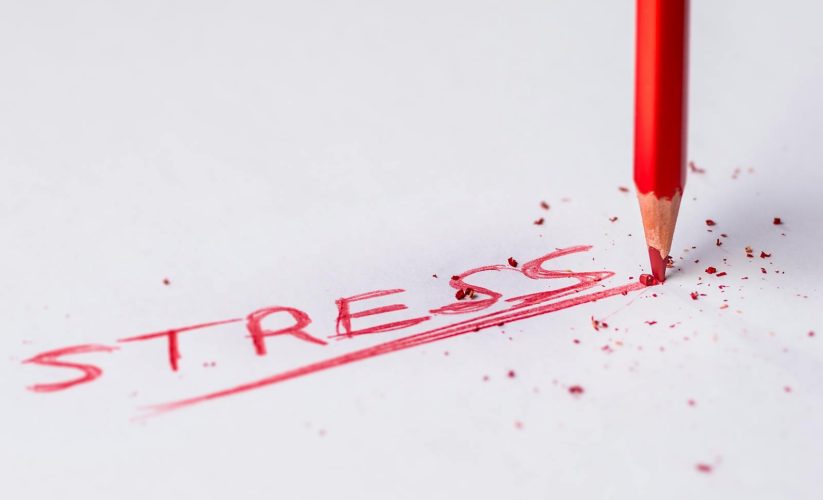 Stress Handwritten Text on White Printer Paper