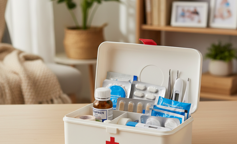 obat rumah illustration for 10 Obat Dasar & P3K Wajib di Rumah untuk Keluarga