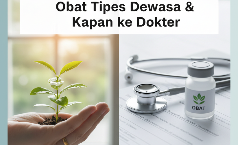 Illustration of Cara Mengobati Tipes: Obat Tipes Dewasa & Kapan ke Dokter