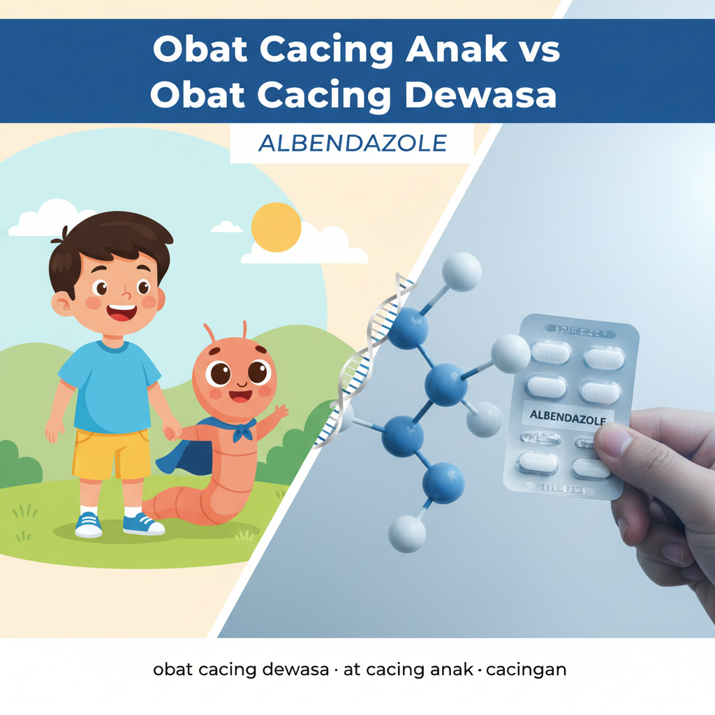 Obat Cacing Anak vs Obat Cacing Dewasa: Albendazole