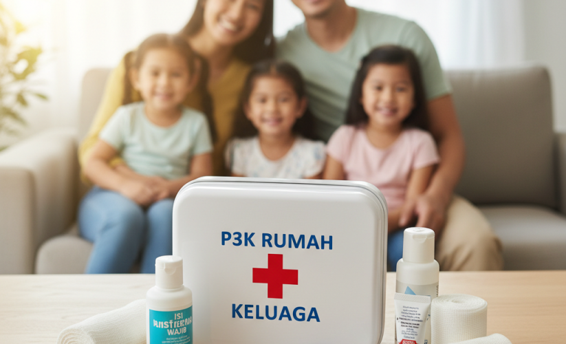 Illustration of P3K Rumah: Isi P3K Wajib di Kotak P3K Keluarga
