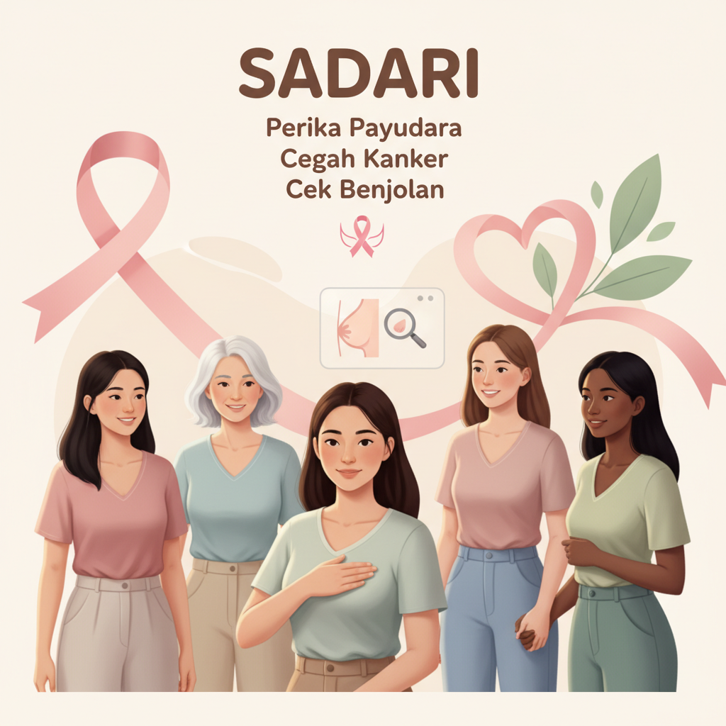 SADARI: Periksa Payudara, Cegah Kanker, Cek Benjolan