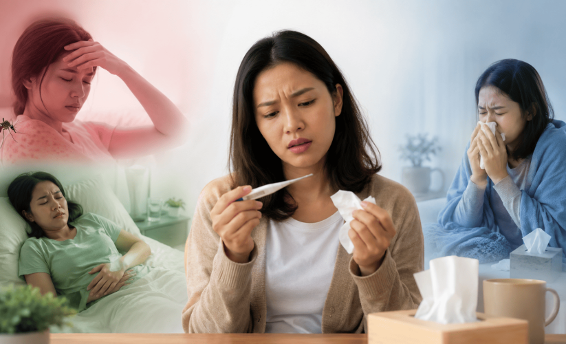 Beda DBD, Tipes, dan Flu: Ini Gejala yang Sering Membingungkan